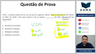 QUESTÃO 27021  BALANÇA COMERCIAL CPA10 CPA20 CEA AI ANCORD [upl. by Antoinette299]