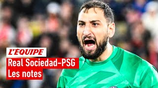 Real Sociedad  PSG  Les notes des joueurs par les chroniqueurs de LÉquipe du soir [upl. by Nivan651]