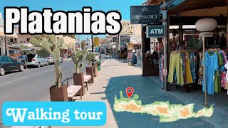 Platanias Crete Walking Tour [upl. by Juxon]