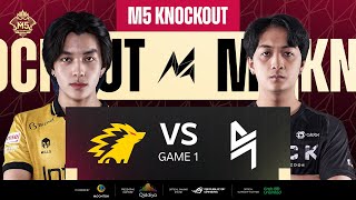 ID M5 Knockout Stage Hari 1  ONIC VS BLACKLIST INTERNATIONAL  GAME 1 [upl. by Kalb]