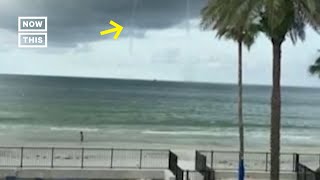 Caught on Camera Two Waterspouts in Florida [upl. by Aranat]