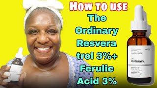 Review of The Ordinary Resveratrol 3  Ferulic Acid [upl. by Ainniz]