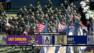 Highlights Navy Football vs ECU [upl. by Hobart183]