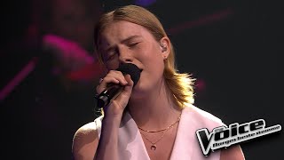 Nola Kvarme  Ashes Celine Dion  LIVE  The Voice Norway 2024 [upl. by Jacie423]