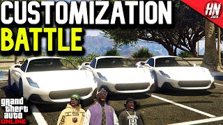 Lampadati Corsita Customization Battle ft NoProblemCheating twingomp4  GTA Online [upl. by Caritta]