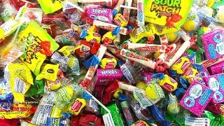 180 New Candies A whole lot of Candy amp Surprise Eggs [upl. by Losiram904]