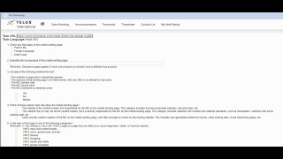 Exam Assistance Telus Assessor Rater Exam Welocalize Search Rater RWS Moravia Rater Exam Part 2 [upl. by Chaney]