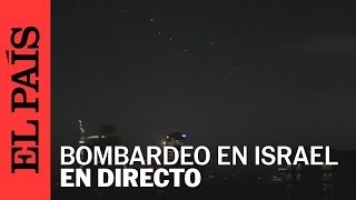 DIRECTO  Irán bombardea a Israel así se ve el cielo de Tel Aviv [upl. by Sommers973]