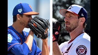 Opening DayMets vs NationalsJacob deGrom vs Max Scherzer [upl. by Westerfield131]