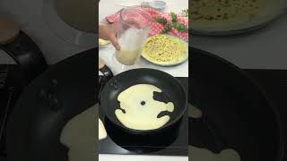 Crepes de jamón y queso con maicena SIN GLUTEN [upl. by Inalel]