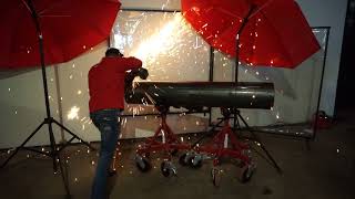 Milwaukee Tool M18 Fuel 7”9” Large Angle Grinder Demo [upl. by Hayyikaz2]