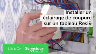 Comment installer un éclairage de coupure sur un tableau électrique résidentiel Resi9 [upl. by Mota]