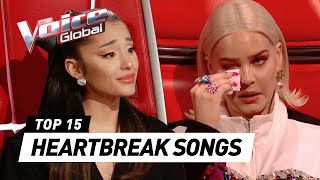 💔 EMOTIONAL HEARTBREAK songs on The Voice [upl. by Gilligan494]