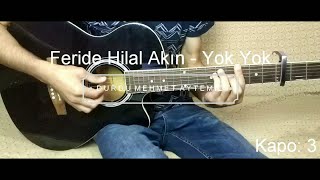 Feride Hilal Akın  Yok Yok  Akor ve Ritim  Gitar Dersi [upl. by Kellby]