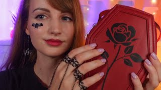 asmr doing your Halloween makeup 🎃🦇 [upl. by Neleag]