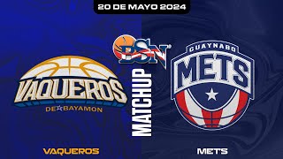 Vaqueros de Bayamón vs Mets de Guaynabo  BSN2024 [upl. by Pyotr]