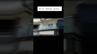 Balcony grill design  grill design  glass Design shortsvideo railingdesign glass youtubeshort [upl. by Nordek]