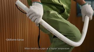 How to bend PVC conduits with spring  LESSO [upl. by Stralka]