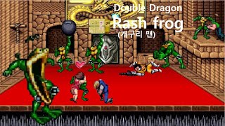 Double Dragon Rash frog 더블 드래곤 개구리 맨 게임 동영상 ダブルドラゴン 双截龙 双截龍 [upl. by Aratihc]