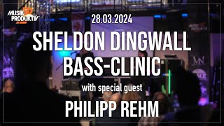 Sheldon Dingwall Bass Clinic Tour Europe 2024  with Special Guest Philipp Rehm [upl. by Pahl]