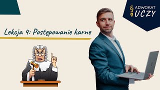 Lekcje WOSu Postępowanie karne  Matura 2024 [upl. by Ardaed]