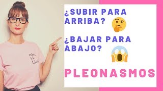 PLEONASMOS O REDUNDANCIAS  español espanhol [upl. by Peria]