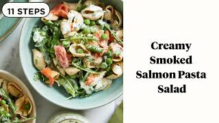 Smoked Salmon Pasta Salad [upl. by Cusick]