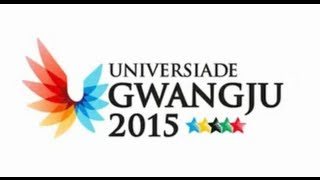 28th Summer Universiade 2015  Gwangju  Korea  Media Art Logo Universiade [upl. by Sobmalarah]