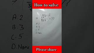 Under root ka square trick 👿😱💯‼️ shots maths squareroot motivation trendingviralvideo upboard [upl. by Kcirdorb263]