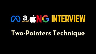 What is the TwoPointers Technique amp How to use it  TwoPointers Approach Explained  Geekific [upl. by Jerrol818]