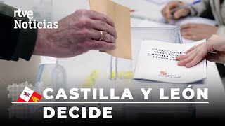 ELECCIONES CASTILLA Y LEÓN vive una JORNADA ELECTORAL intensa e inédita I RTVE Noticias [upl. by Atined]