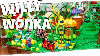 LEGO Willy Wonka Charlie and the Chocolate Factory tour by Johnny Nohr [upl. by Ynafetse]