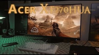 Acer XF270HUA Review  1440p 144Hz Gaming Monitor with Freesync and an IPS Panel [upl. by Anne-Marie]