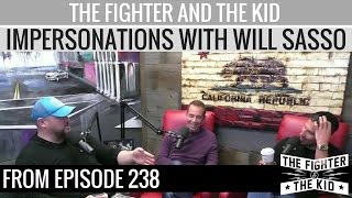 The Fighter and The Kid  Impersonations with Will Sasso [upl. by Maryl705]