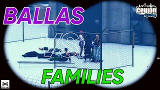 Ballas 4 ever💜️😈Ballas💜️ vs Families 💚 gang fight [upl. by Nath]