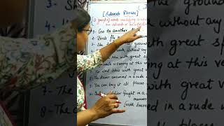 Adverb phrase समझना बहुत आसान है 👍😀 What is adverb phrase Full concept of adverb phrase [upl. by Aneleairam]