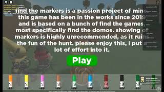 roblox Find the Markers how to get Technical Marker [upl. by Hareehahs595]