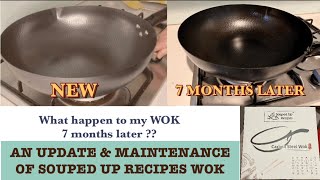 An Update amp Maintenance of Souped Up Recipes wok  How to use amp maintain Carbon steel wok wok [upl. by Christina]