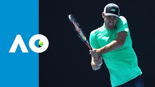 Reilly Opelka v John Isner match highlights 1R  Australian Open 2019 [upl. by Lorenzo]