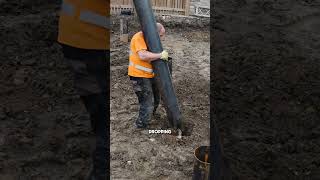 Piling for a New Build House 🏠 pilingcontractors construction business newbuild groundwork [upl. by Fedora]