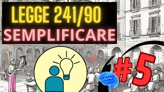 TI PREPARO AL CONCORSO PUBBLICO LEGGE 24190  LA SEMPLIFICAZIONE AMMINISTRATIVA  Lezione 5 [upl. by Atsilac]