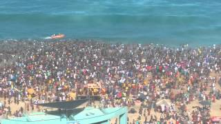 Durban Beachfront  1 January 2014 New Years [upl. by Acinat568]