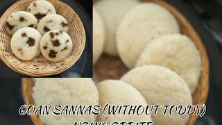 GOAN SANNAS USING SPRITE  WITHOUT TODDY  STEAMED RICE  SWEET SANNAS [upl. by Curtice]