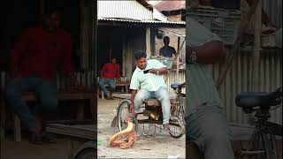 Fake King Cobra VS Crazy Man Snake Prank Part 1 Emtiaz BhuyanShorts [upl. by Elleret]