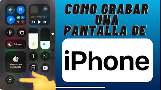 Cómo Grabar Pantalla iPhone 👍👍 [upl. by Aliahs]