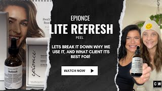 EPIONCE Skin Care Unboxing and Lite Refresh Peel Treatment [upl. by Morissa46]