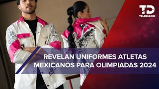 ¡Son hermosos Estos son los uniformes de gala que usarán los atletas mexicanos en París 2024 [upl. by Erie520]