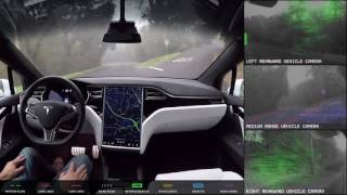 Autopilot Full Self Driving Demonstration Nov 18 2016 Realtime Speed [upl. by Rumit]