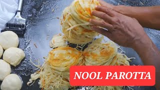 how to make Nool Parotta  Tread parotta recipe [upl. by Grose]