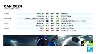 CAN 2024  Découvrez le programme complet des huitièmes de finale • FRANCE 24 [upl. by Enohsal958]